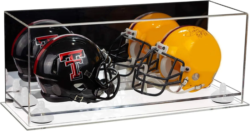 mini helmet and football display case for sale at better display cases