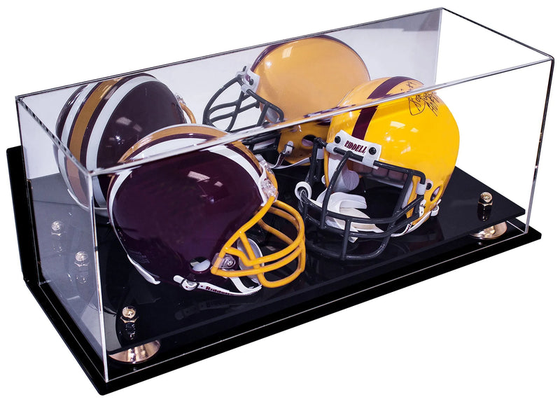 mini helmet and football display case for sale at better display cases