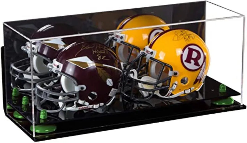 mini helmet and football display case for sale at better display cases