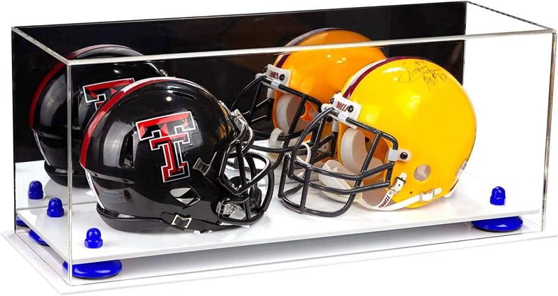 mini helmet and football display case for sale at better display cases