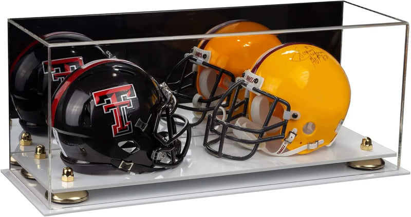 mini helmet and football display case for sale at better display cases