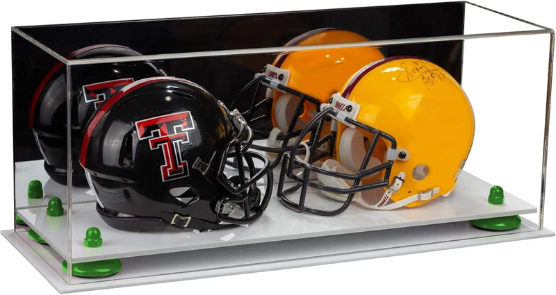 mini helmet and football display case for sale at better display cases