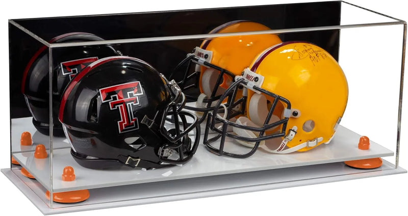 mini helmet and football display case for sale at better display cases