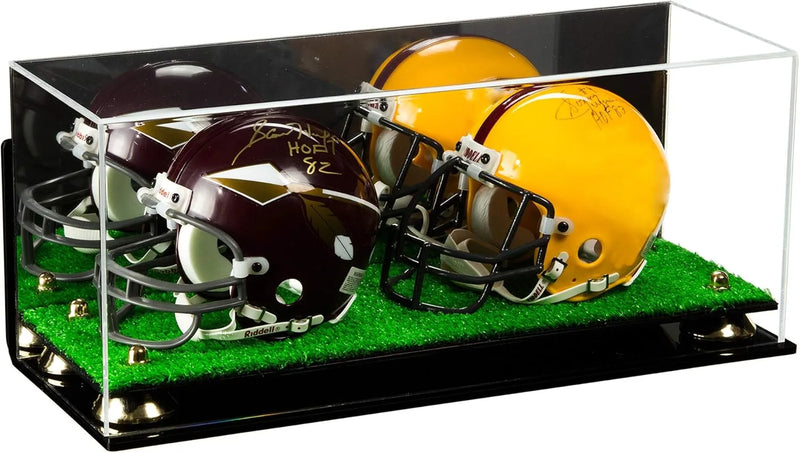 mini helmet and football display case for sale at better display cases