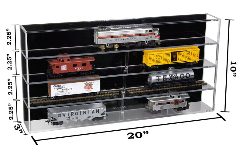 model train display case with shelves for sale on better display cases 