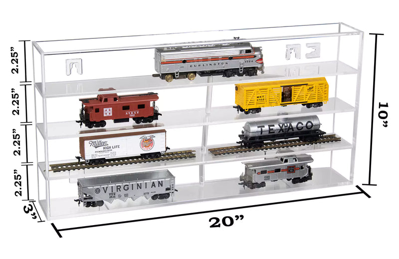 model train display case with shelves for sale on better display cases 