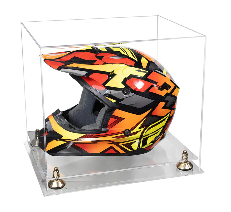 motorcycle Nascar or Motocross Racing Helmet Display Case for sale at better display cases