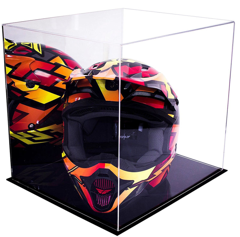 motorcycle Nascar or Motocross Racing Helmet Display Case for sale at better display cases