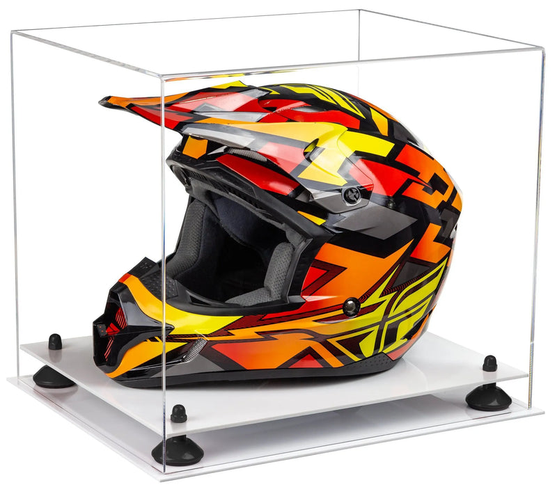 motorcycle Nascar or Motocross Racing Helmet Display Case for sale at better display cases