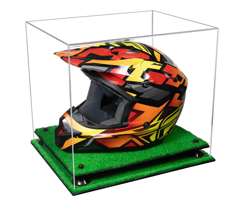 racing helmet display case for sale at better display cases