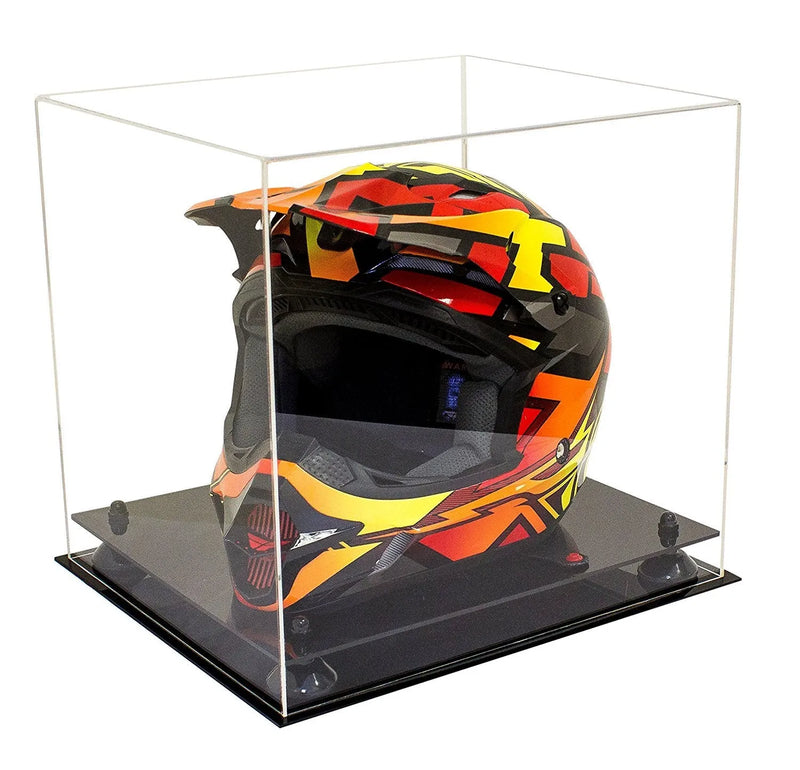 motorcycle Nascar or Motocross Racing Helmet Display Case for sale at better display cases