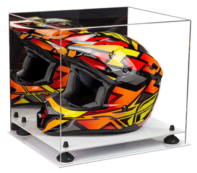 motorcycle Nascar or Motocross Racing Helmet Display Case for sale at better display cases