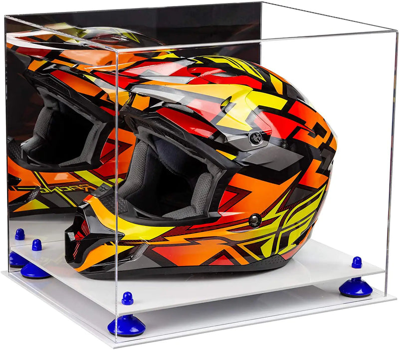 motorcycle Nascar or Motocross Racing Helmet Display Case for sale at better display cases