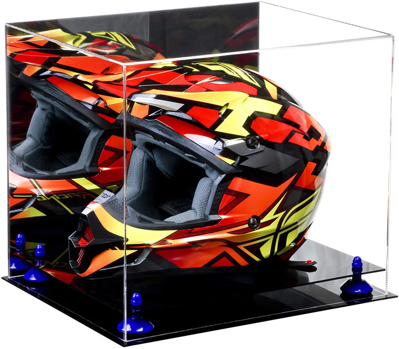 motorcycle Nascar or Motocross Racing Helmet Display Case for sale at better display cases