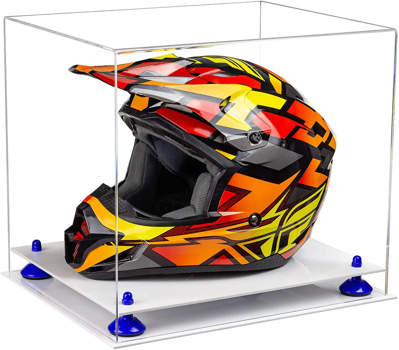 motorcycle Nascar or Motocross Racing Helmet Display Case for sale at better display cases