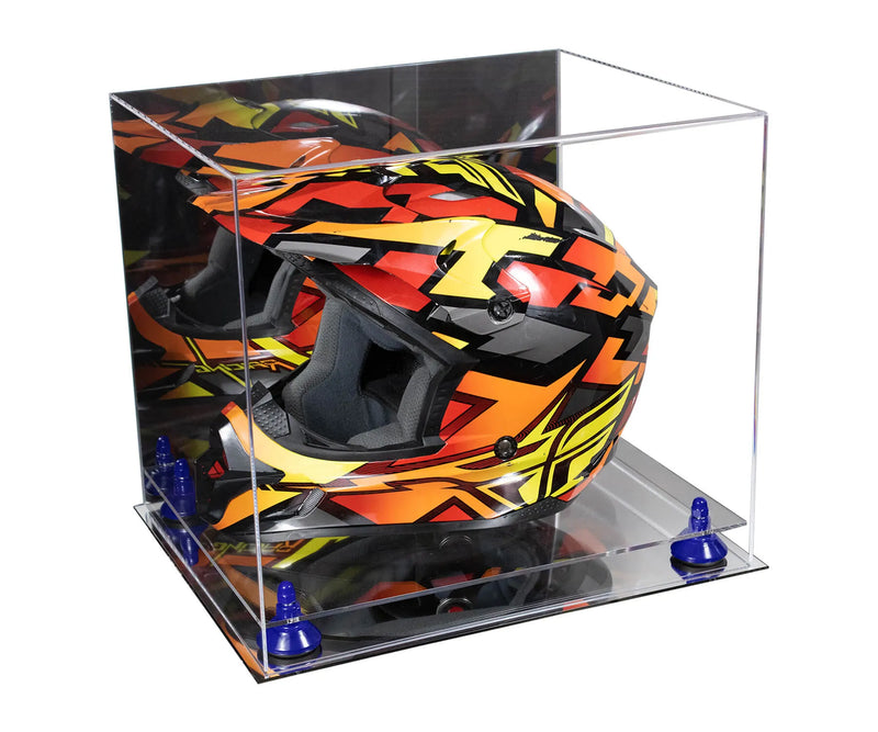 motorcycle Nascar or Motocross Racing Helmet Display Case for sale at better display cases