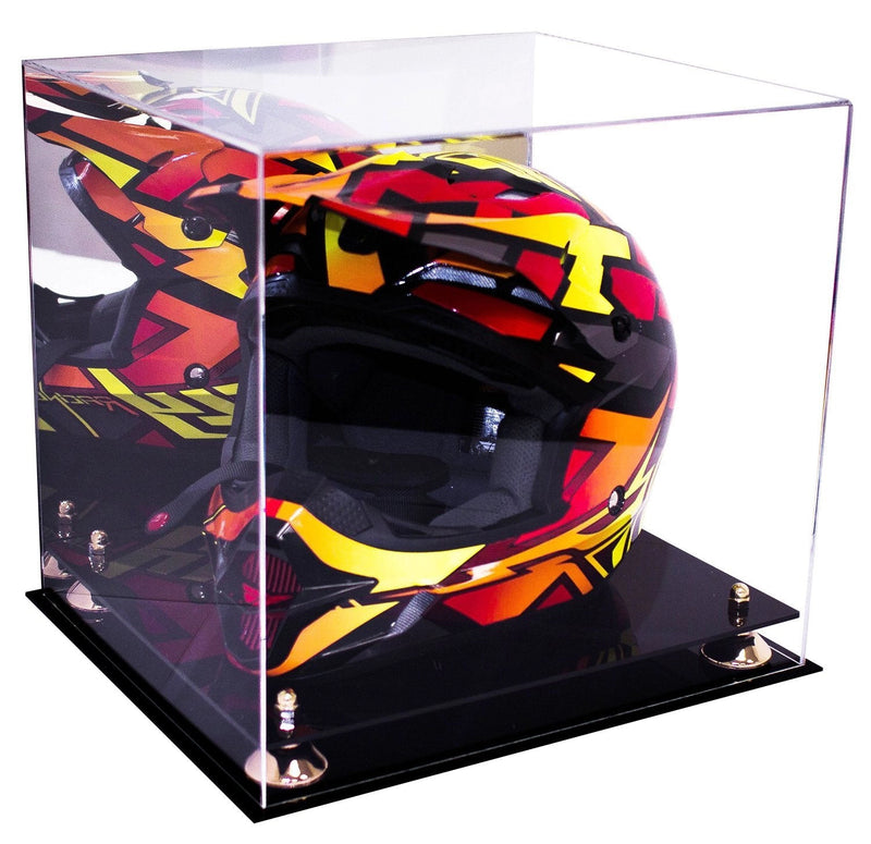 motorcycle Nascar or Motocross Racing Helmet Display Case for sale at better display cases