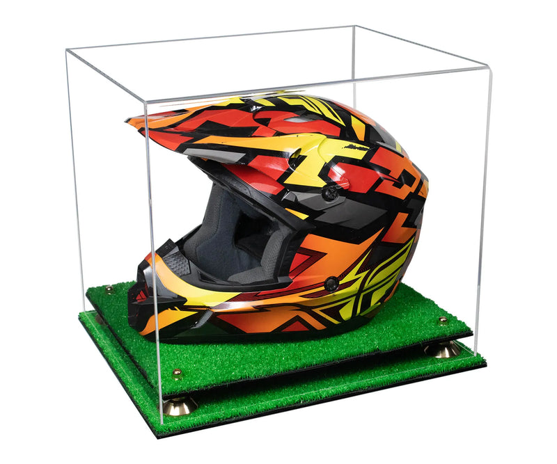 racing helmet display case for sale at better display cases