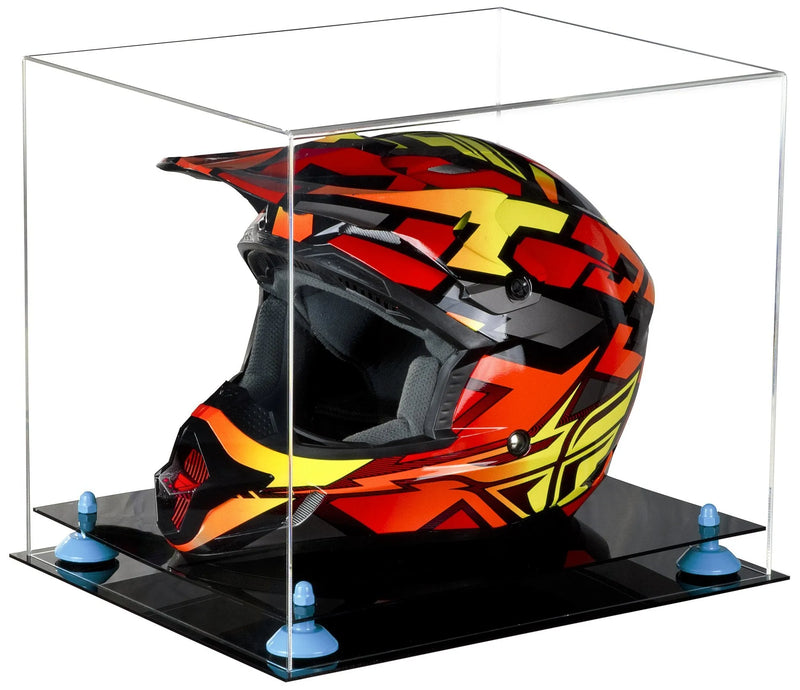 motorcycle Nascar or Motocross Racing Helmet Display Case for sale at better display cases