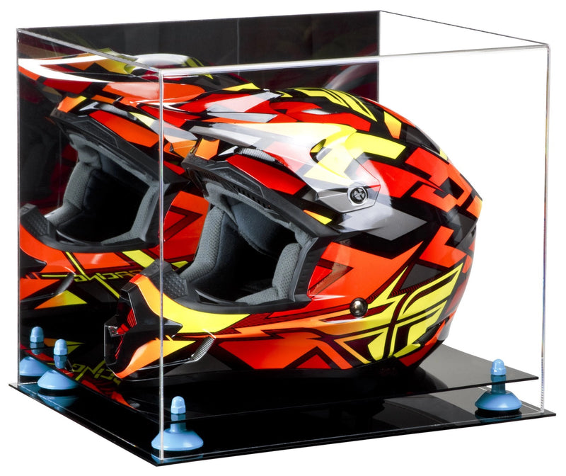 motorcycle Nascar or Motocross Racing Helmet Display Case for sale at better display cases