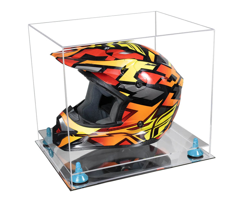 motorcycle Nascar or Motocross Racing Helmet Display Case for sale at better display cases