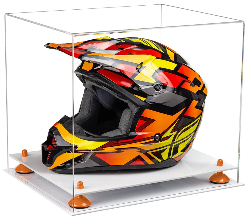 motorcycle Nascar or Motocross Racing Helmet Display Case for sale at better display cases