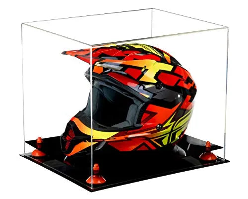 motorcycle Nascar or Motocross Racing Helmet Display Case for sale at better display cases