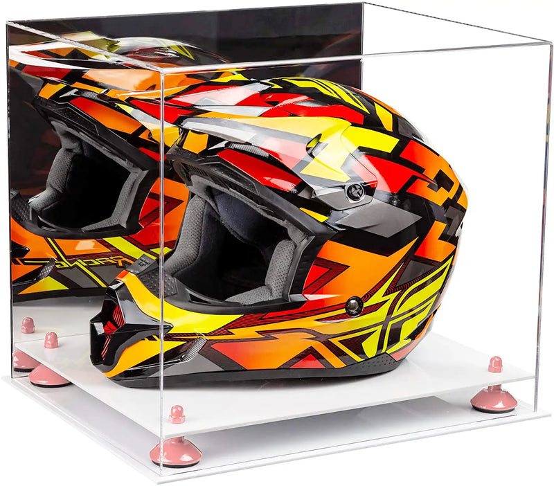 motorcycle Nascar or Motocross Racing Helmet Display Case for sale at better display cases