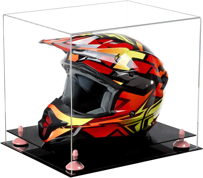 motorcycle Nascar or Motocross Racing Helmet Display Case for sale at better display cases