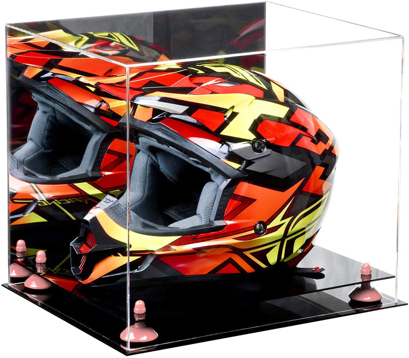 motorcycle Nascar or Motocross Racing Helmet Display Case for sale at better display cases