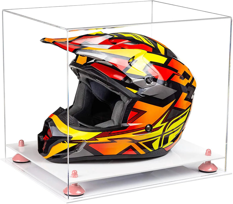 motorcycle Nascar or Motocross Racing Helmet Display Case for sale at better display cases