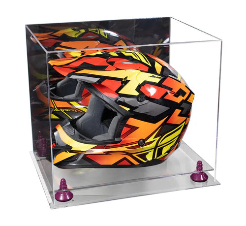 racing helmet display case for sale at better display cases