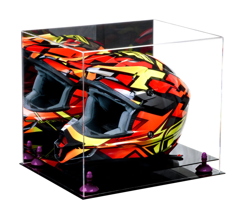 motorcycle Nascar or Motocross Racing Helmet Display Case for sale at better display cases