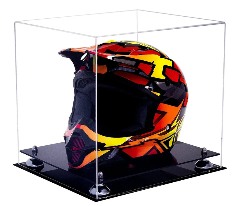 motorcycle Nascar or Motocross Racing Helmet Display Case for sale at better display cases