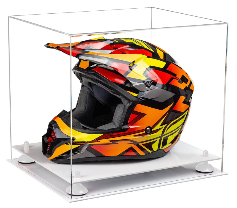 racing helmet display case for sale at better display cases