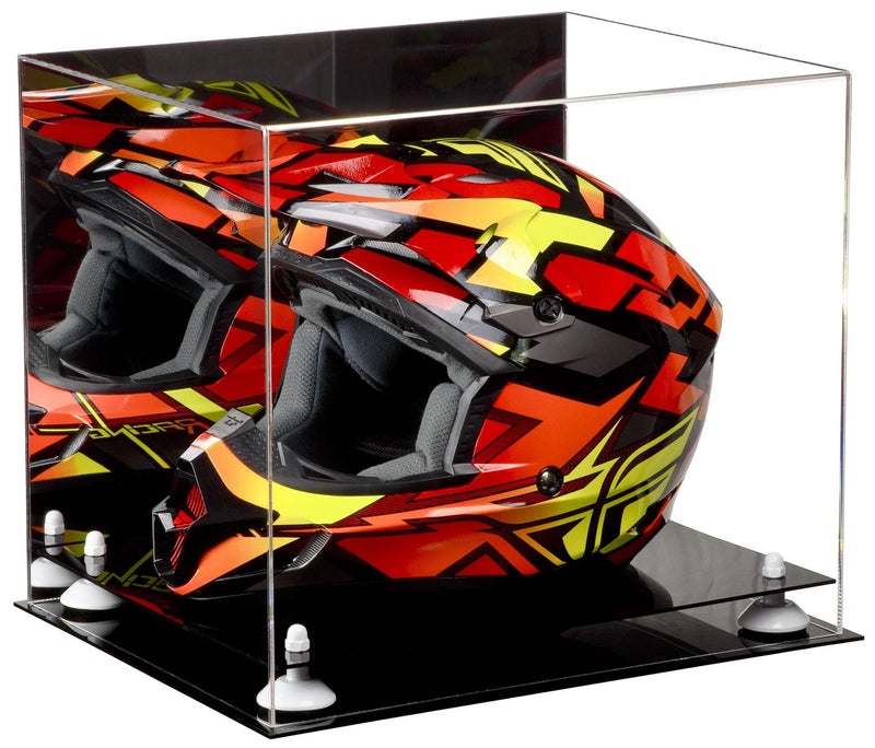 motorcycle Nascar or Motocross Racing Helmet Display Case for sale at better display cases