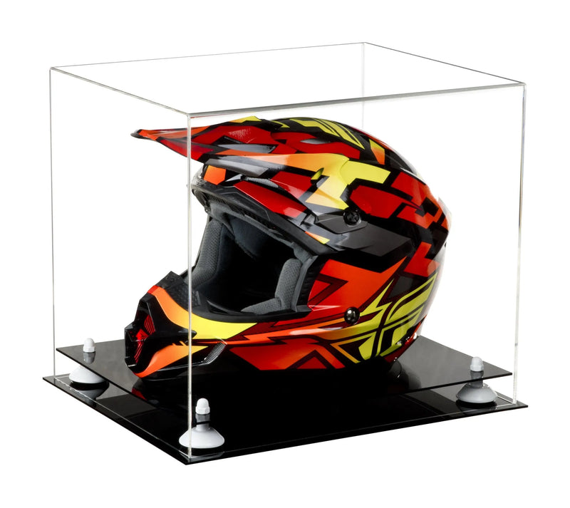 motorcycle Nascar or Motocross Racing Helmet Display Case for sale at better display cases