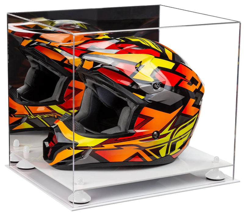 motorcycle Nascar or Motocross Racing Helmet Display Case for sale at better display cases