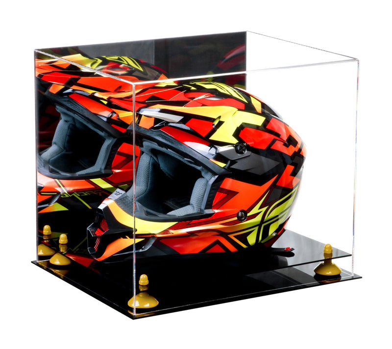 motorcycle Nascar or Motocross Racing Helmet Display Case for sale at better display cases