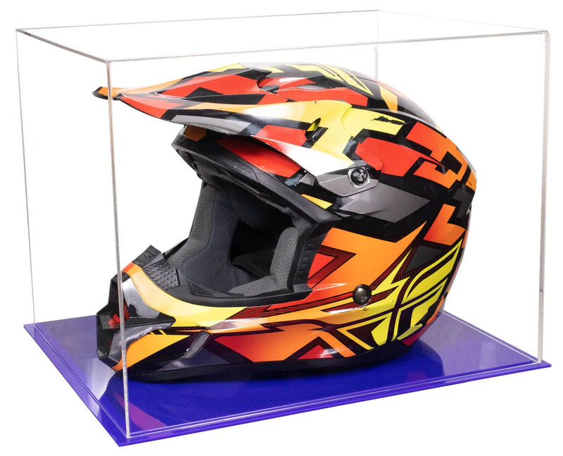 motorcycle Nascar or Motocross Racing Helmet Display Case for sale on Better Display Cases