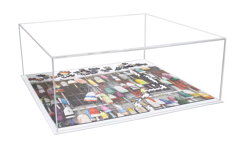 puzzle board game card display case for sale on better display cases