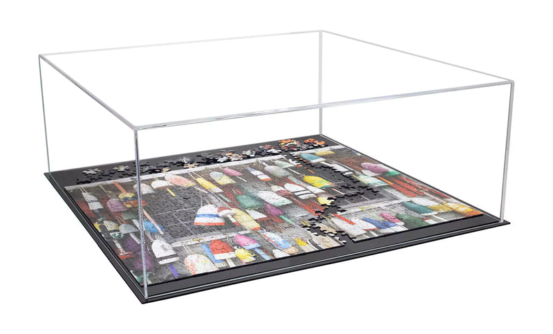 puzzle board game card display case for sale on better display cases