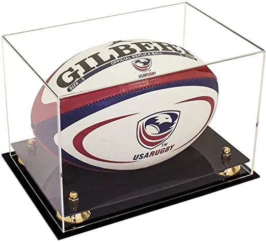 rugby ball display case for sale on Better Display Cases