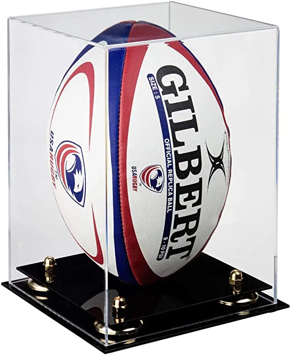 rugby ball display case for sale on Better Display Cases