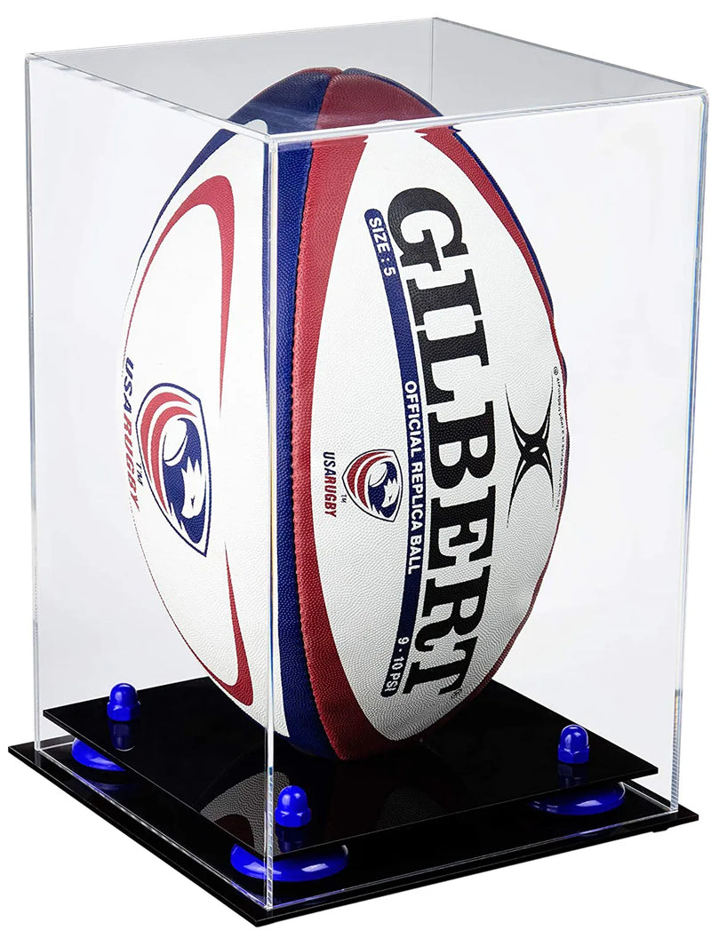 rugby ball display case for sale on Better Display Cases