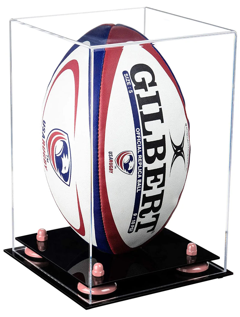 rugby ball display case for sale on Better Display Cases