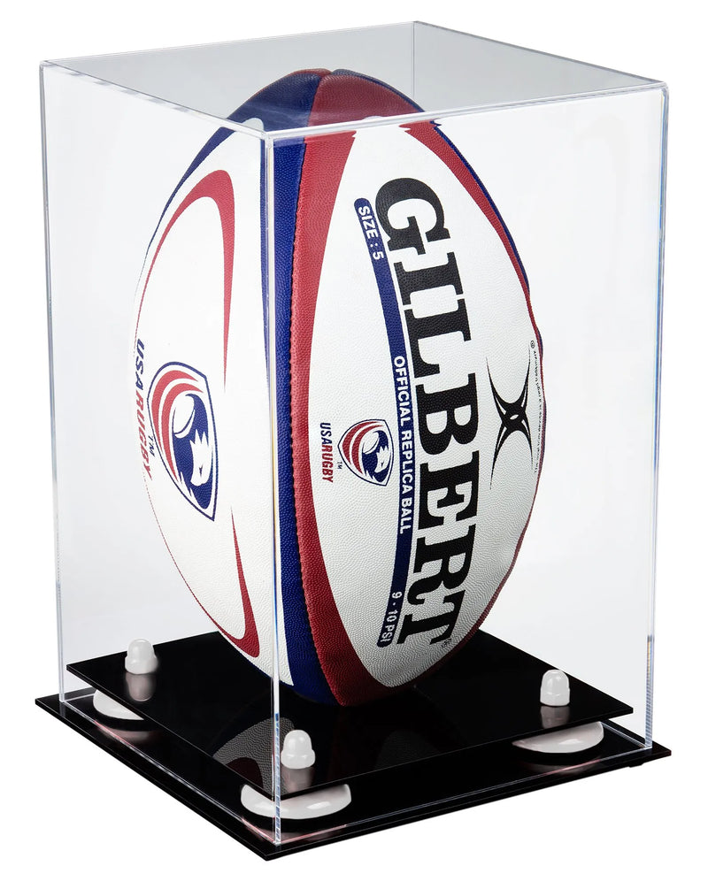 rugby ball display case for sale on Better Display Cases