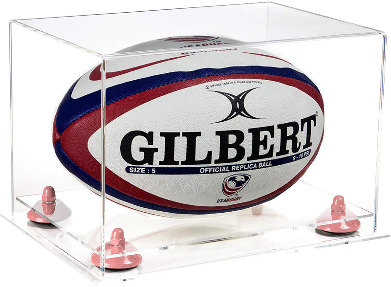 rugby ball display case for sale on Better Display Cases