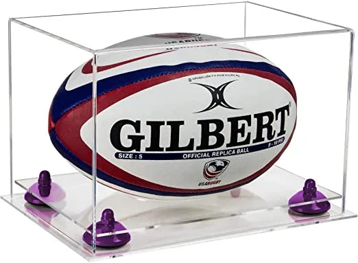 rugby display case for sale on Better Display Cases