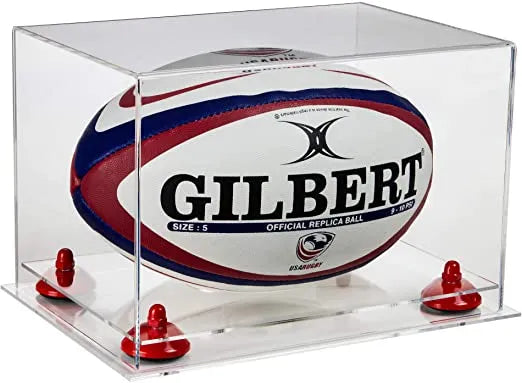 rugby display case for sale on Better Display Cases